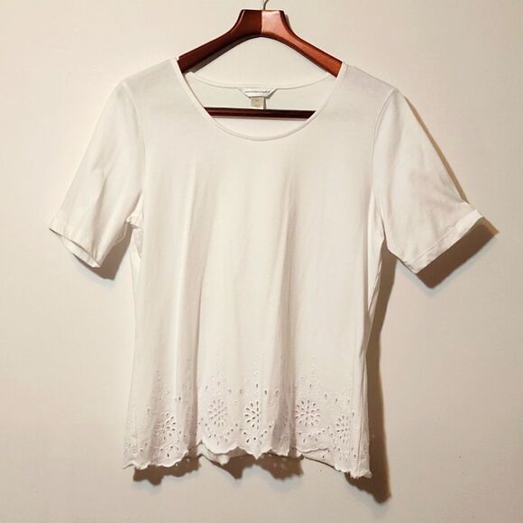 Christopher and Banks cotton blend t-shirt - Picture 1 of 5